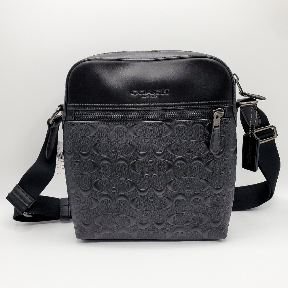 Nwt Coach Men's Houston Flight Bag